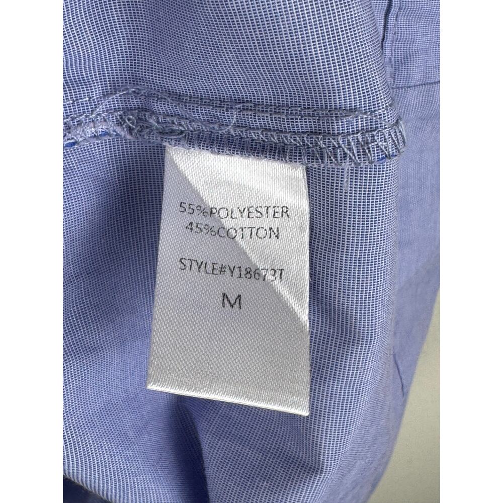 Pomander Place Do+Be Lucy Chambray Blue Tie Waist Dress M - Picture 13 of 15